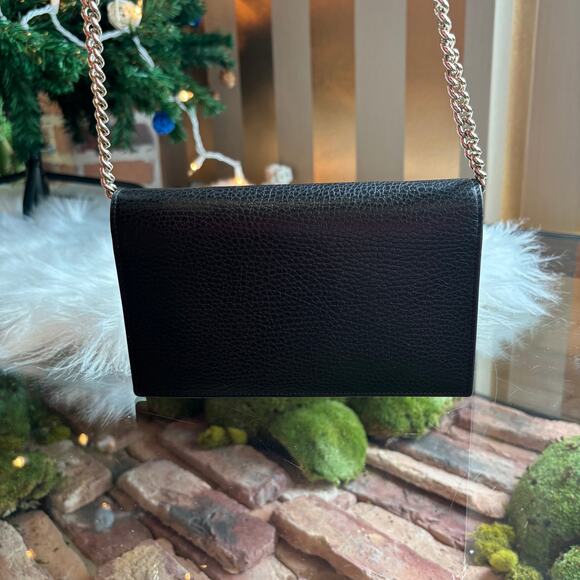 GUCCI Interlocking G Dollar Calf Wallet on Chain - Picture 3 of 6